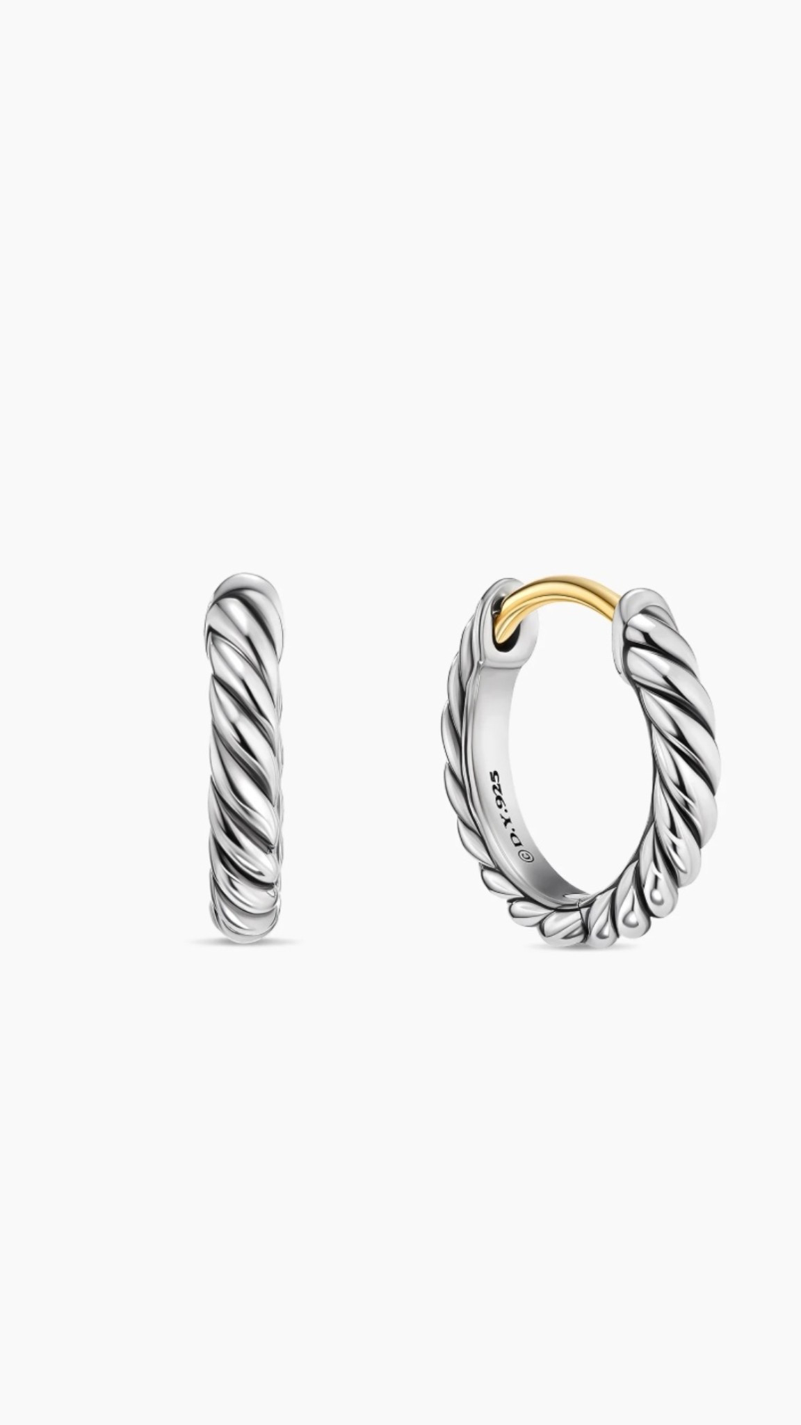These micro huggie hoops by David Yurman are the perfect gift!