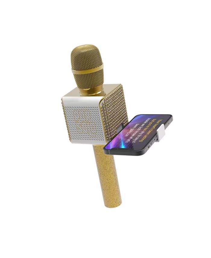 Tzumi Pop Solo Bling Professional Bluetooth Karaoke Microphone and Voice Mixer with Smartphone Ho... | Macys (US)
