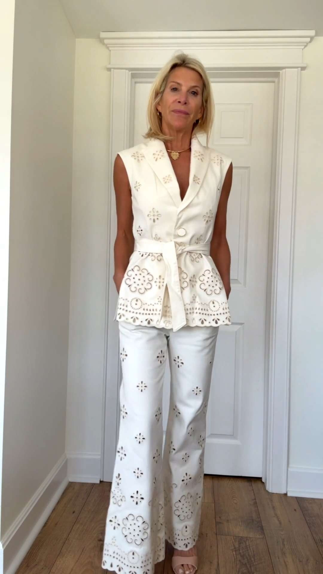 White Summer Outfit Set | Minimal Chic Matching Set Style.  

 #LTKootd #LTKSeasonal #LTKOver40