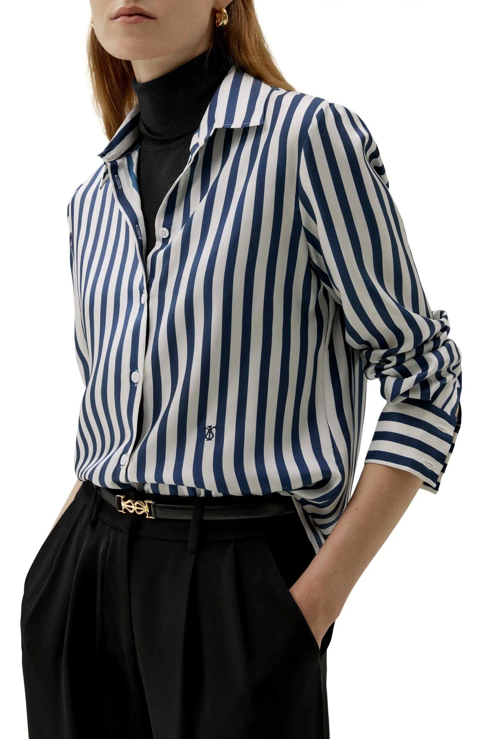 Lilysilk The Amalfi Stripe Silk Shirt | Nordstrom | Nordstrom