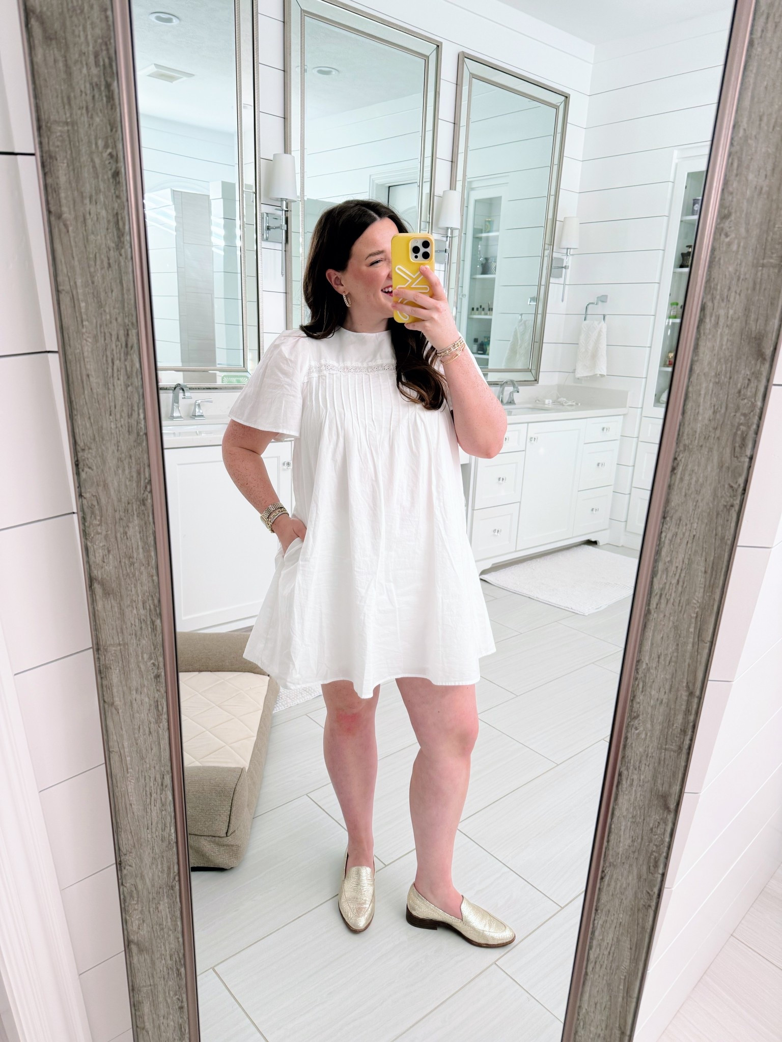 FAV new target dress finally hit their site!! I sized down two sizes so it runs big!!

#LTKootd #LTKmomlife #LTKMidsize