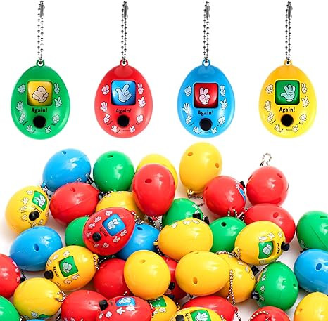 Skylety 50 Pcs Rock Paper Scissors Random Toy 2 x 1.5 Inch Mini Random Rock Paper Scissors Game E... | Amazon (US)