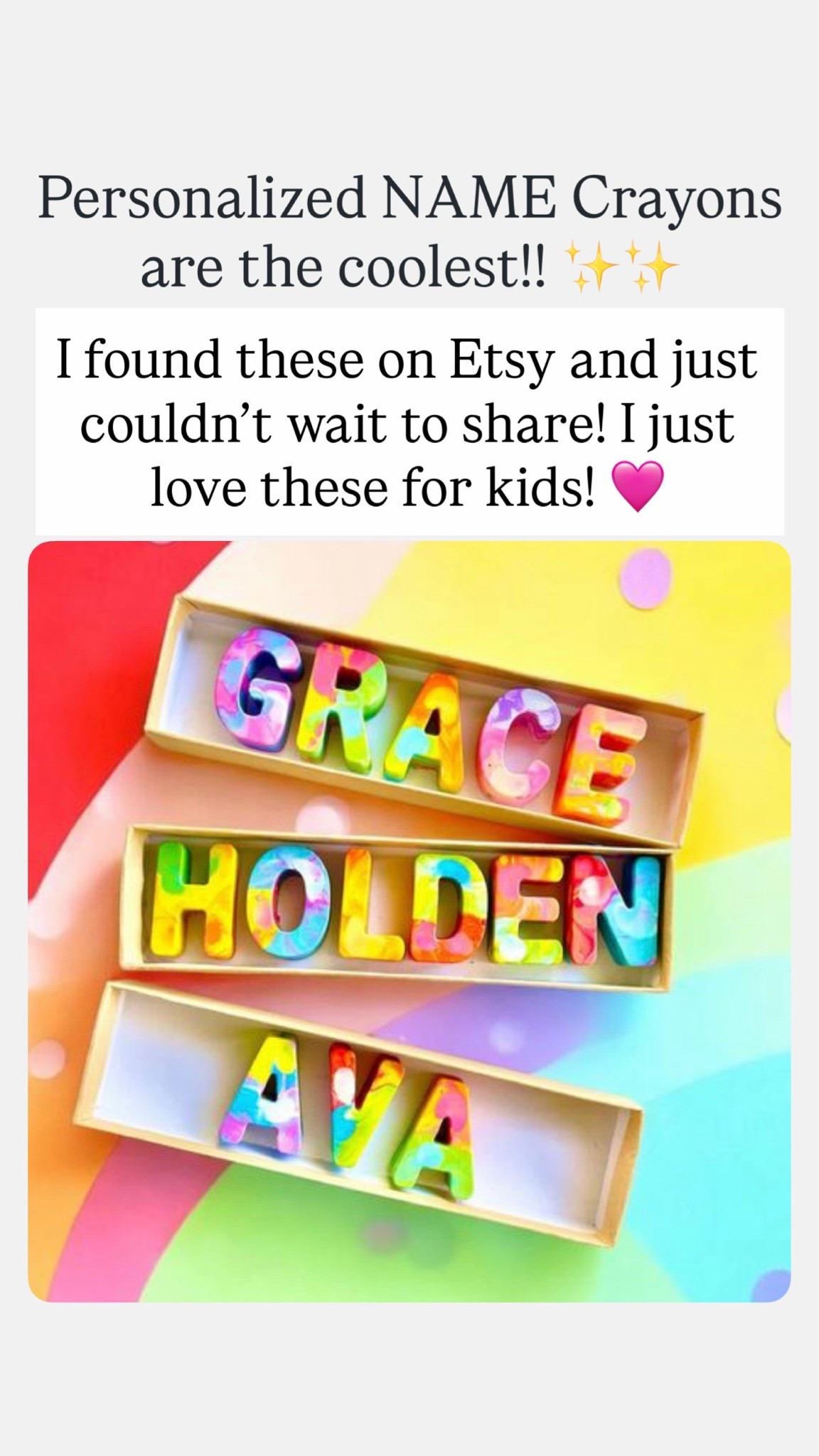 Personalized NAME Crayons

#LTKKids
