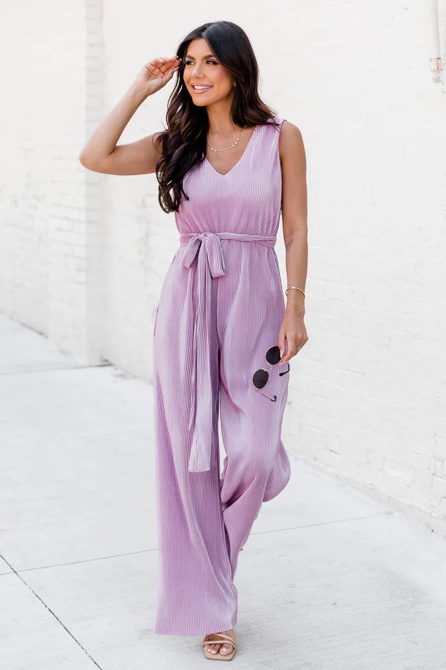 Life Is A Party Purple Jumpsuit | Pink Lily