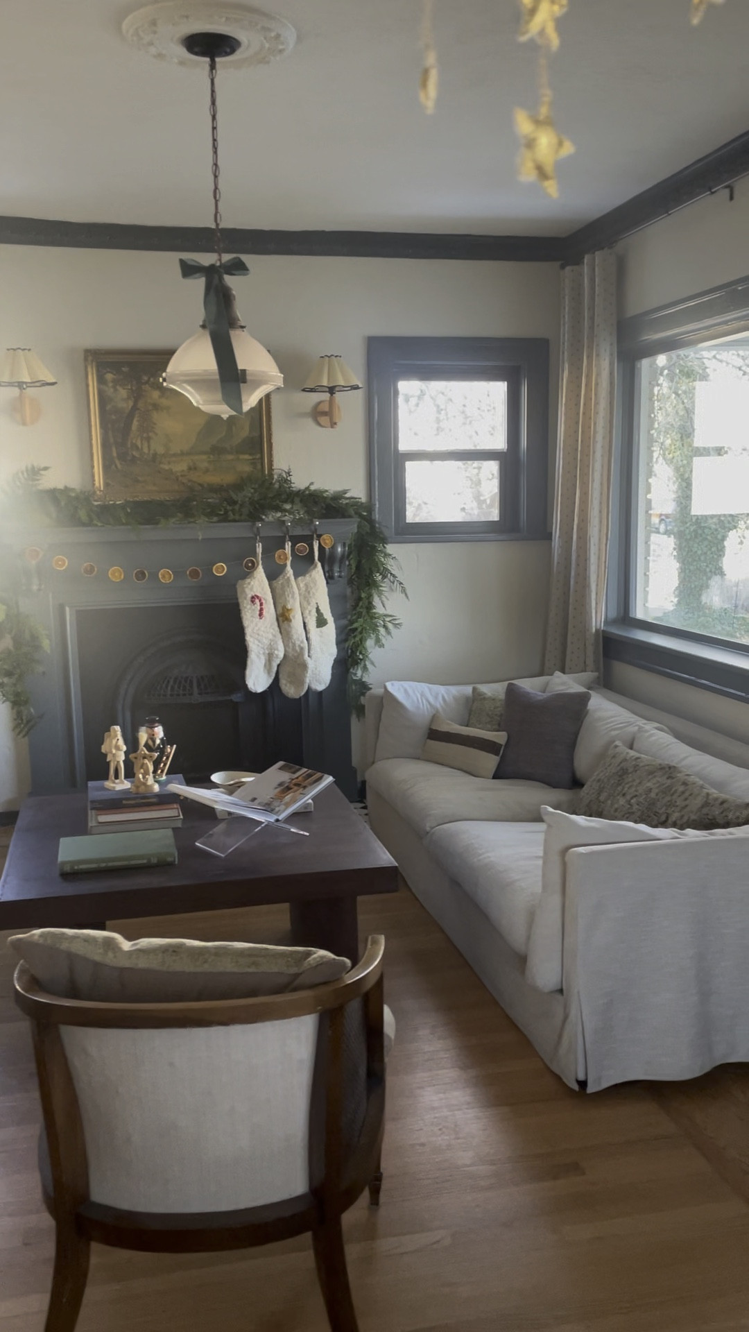 Old photo from Christmas time, but  this is the coziest sofa!

#LTKhome #LTKstyletip #LTKVideo