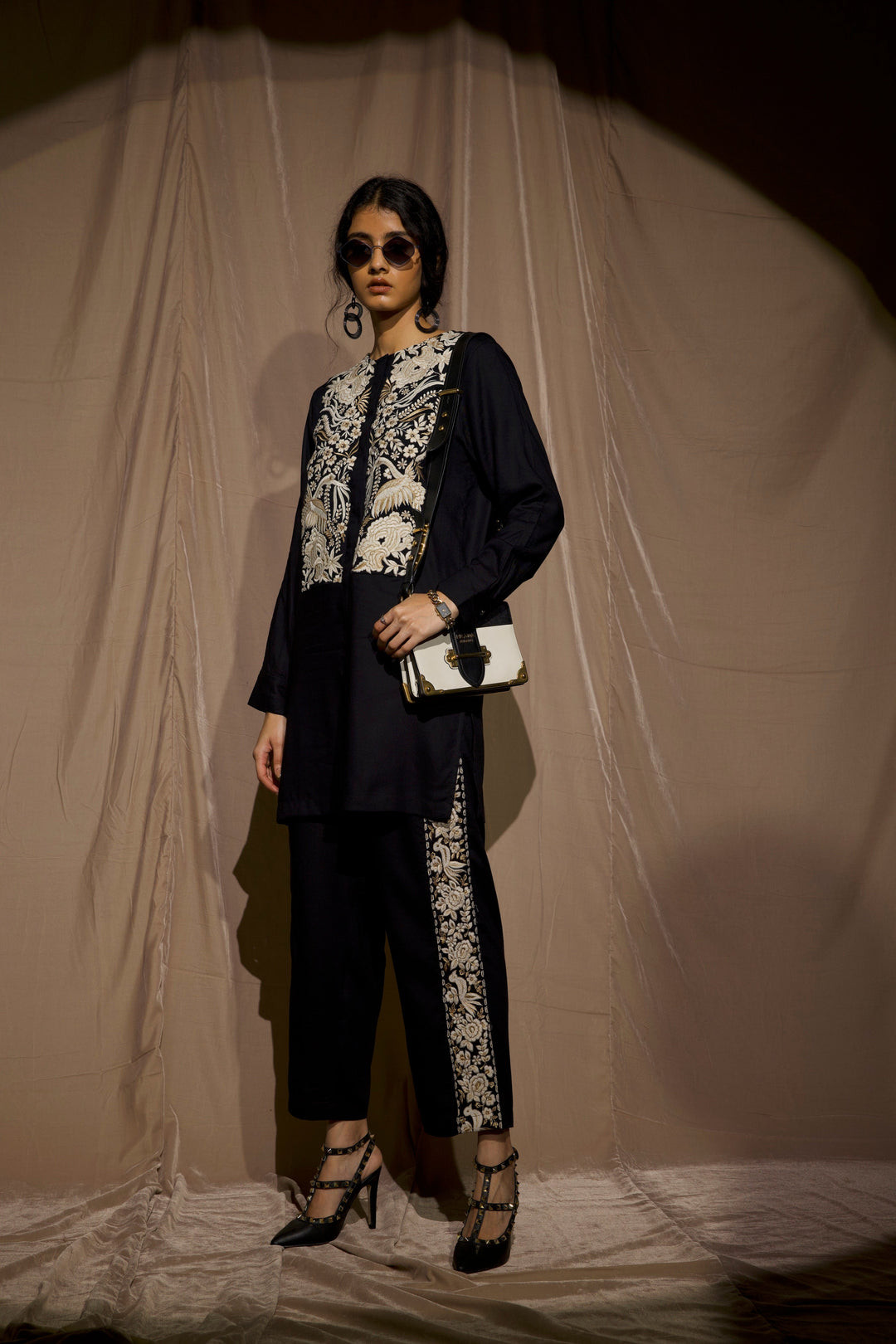 Gara Stitch Tuxedo Stripe Pant | THE LNK