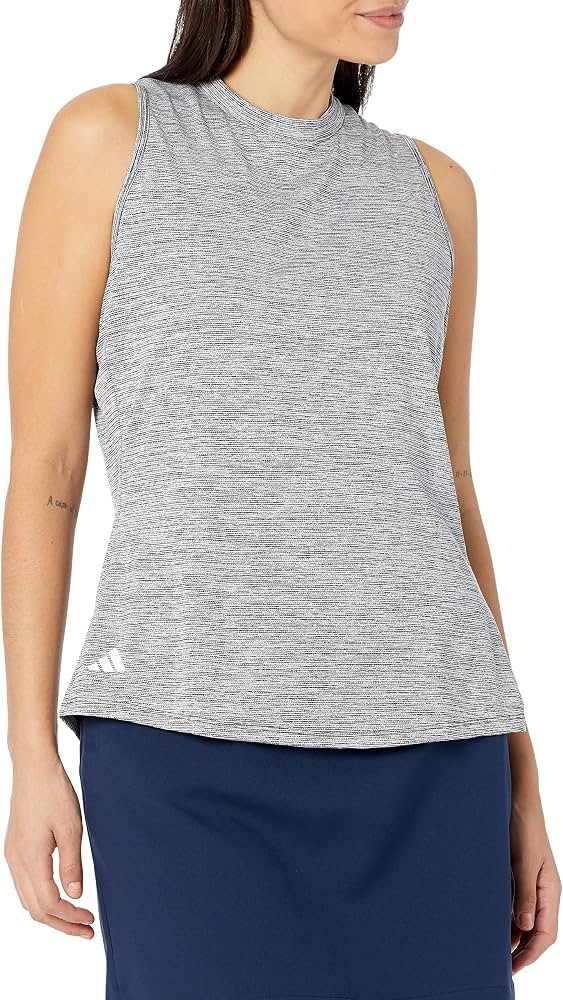 adidas Women's Heathered Essentials Mock | Amazon (US)