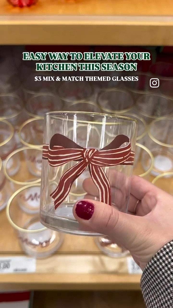 Love these affordable mix & match holiday themed glasses! Themed kitchenware can get pricey but these are super affordable and look high end! 

#LTKParties #LTKSeasonal #LTKHoliday