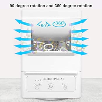 windrio Bubble Machine for Kids, Portable Automatic Bubble Blower, Rechargeable Bubble Maker for ... | Amazon (US)