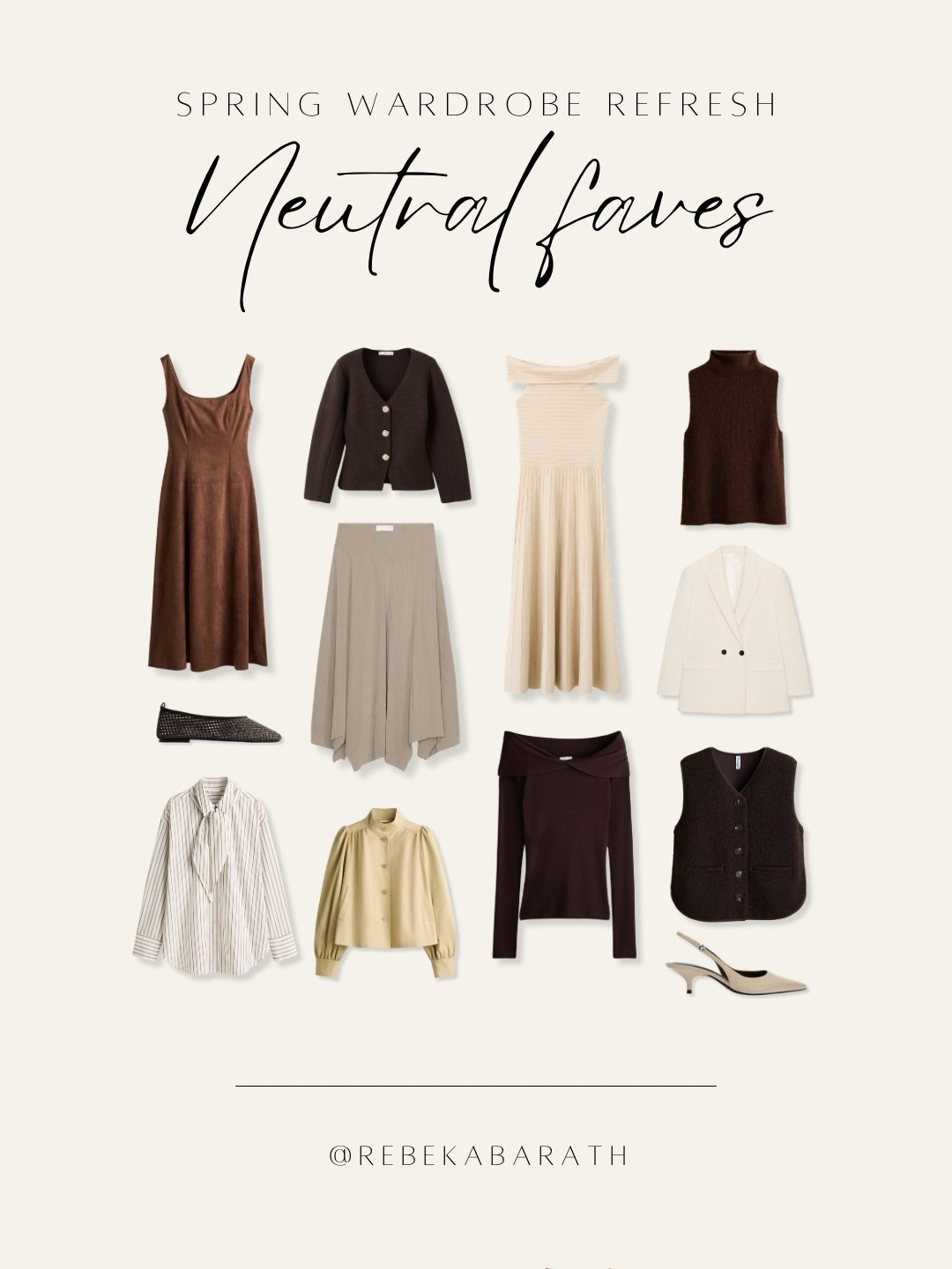 spring wardrobe refresh // neutral faves

spring style edit | neutral style | minimal fashion 

#LTKSeasonal #LTKootd #LTKWorkwear