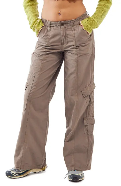 BDG Urban Outfitters Y2K Low Rise Cargo Pants in Khaki at Nordstrom, Size Small | Nordstrom