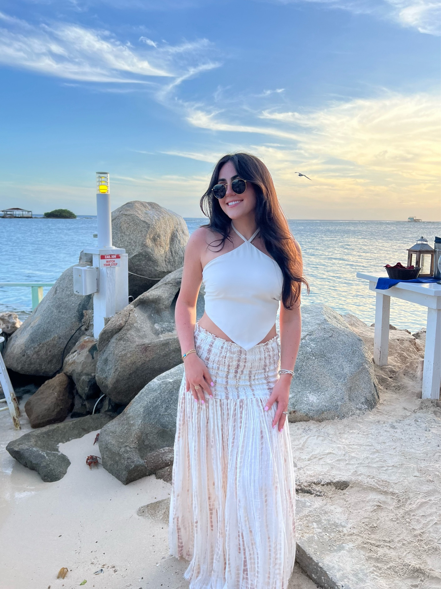 Convertible Tie dye maxi skirt/dresss