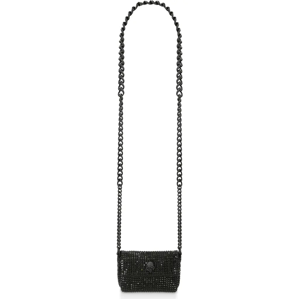 Kurt Geiger London Mini Party Crystal Embellished Crossbody Bag in Black at Nordstrom Rack | Nordstrom Rack