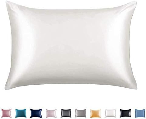 Adubor 100% Mulberry Silk Pillowcase for Hair and Skin with Hidden Zipper, Both Side 23 Momme Sil... | Amazon (US)