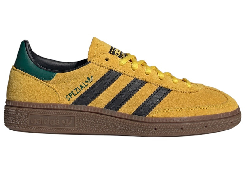 Adidas Handball Spezial Black Sneakers in Eqt Yellow/Core Black/Gum | StockX
