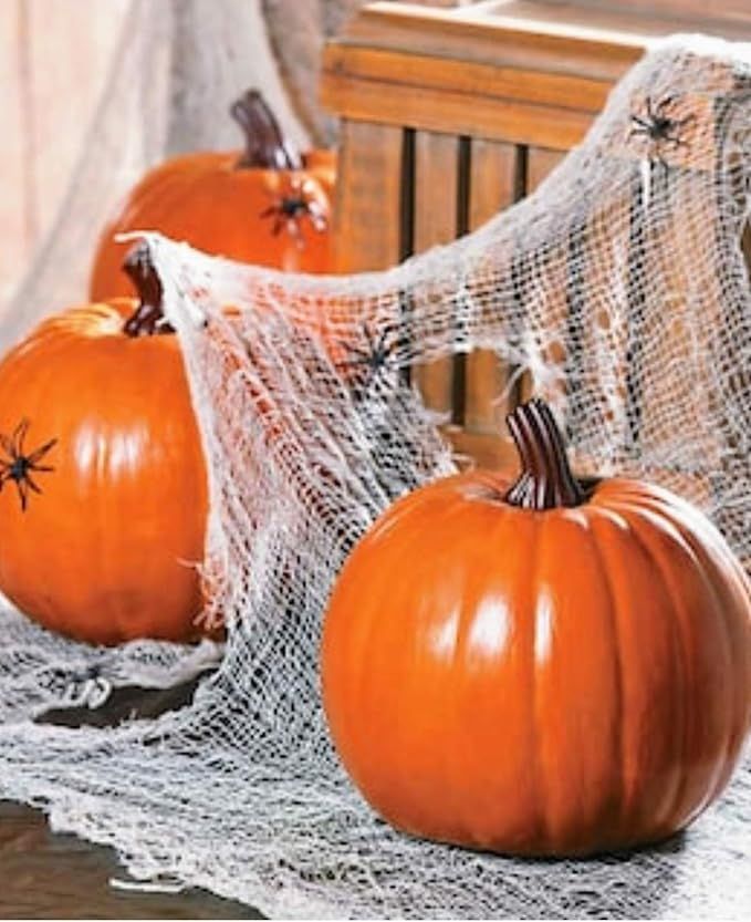 Large Foam Pumpkin for Carving and Crafts - Halloween and Fall Home Decorations | Amazon (US)