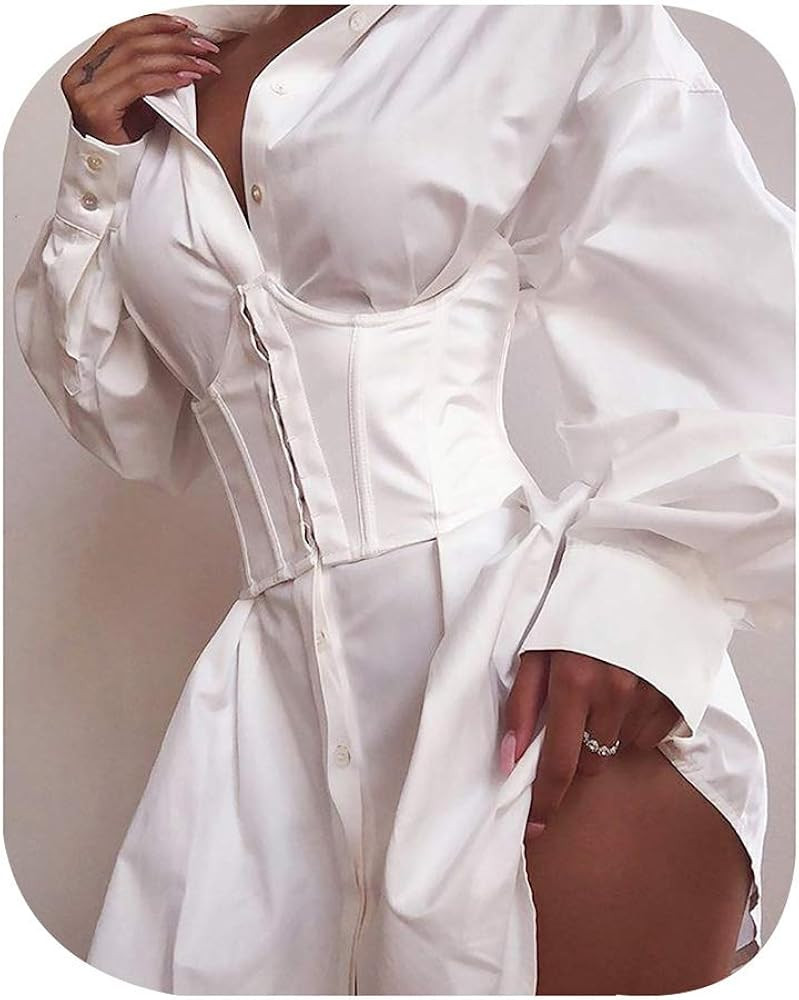 YUCFOREN Women Waist Corset Vest Body Underbust Tight Shaper Corset Top Trainer | Amazon (US)