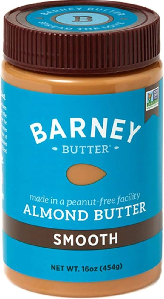 Barney Butter Almond Butter, Smooth, 16 Ounce Jar, Skin-Free Almonds, No Stir, Non-GMO, Gluten Fr... | Amazon (US)