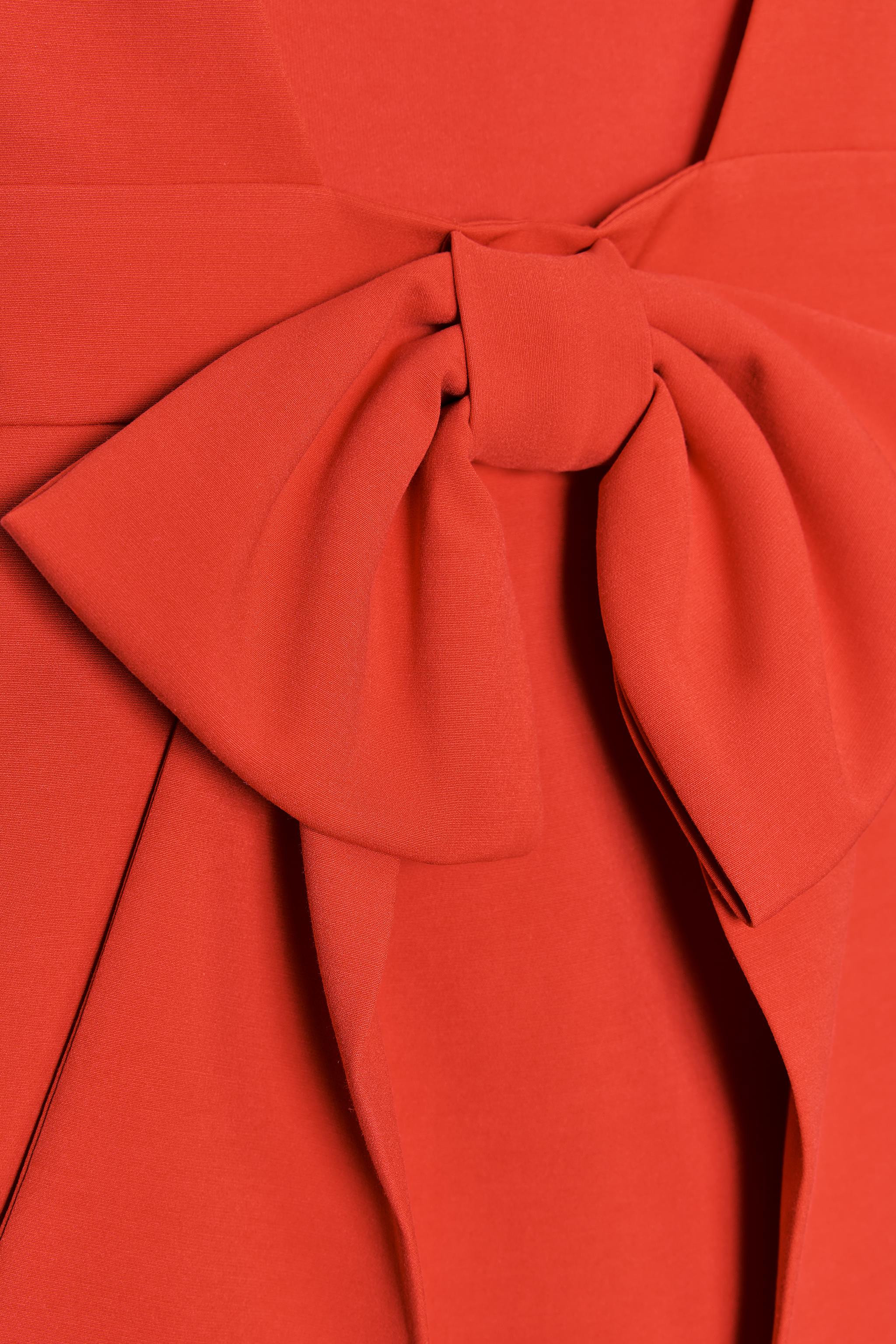 STRETCH SHORT BOW DRESS | Zara US