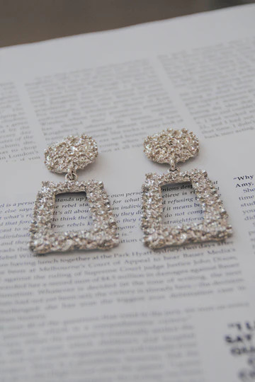 Imperial Beach Earrings Silver | Hello Molly (AU)