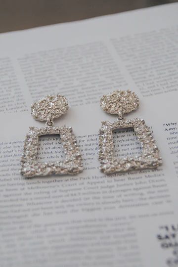 Imperial Beach Earrings Silver | Hello Molly