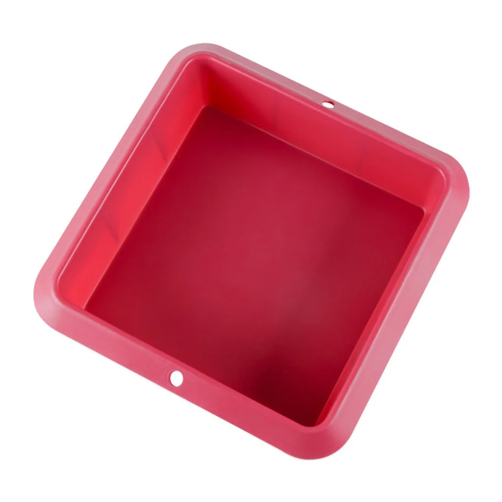 Square Cake Silicone Mold, 9-Inch Square Cake Pan Non-Stick Silicone Square Mold Homemade Brownie... | Walmart (US)
