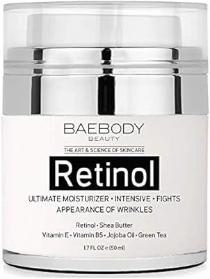 Baebody Retinol Moisturizer Cream for Face, Neck and Décolletage with Wrinkle and Acne Fighting ... | Amazon (US)