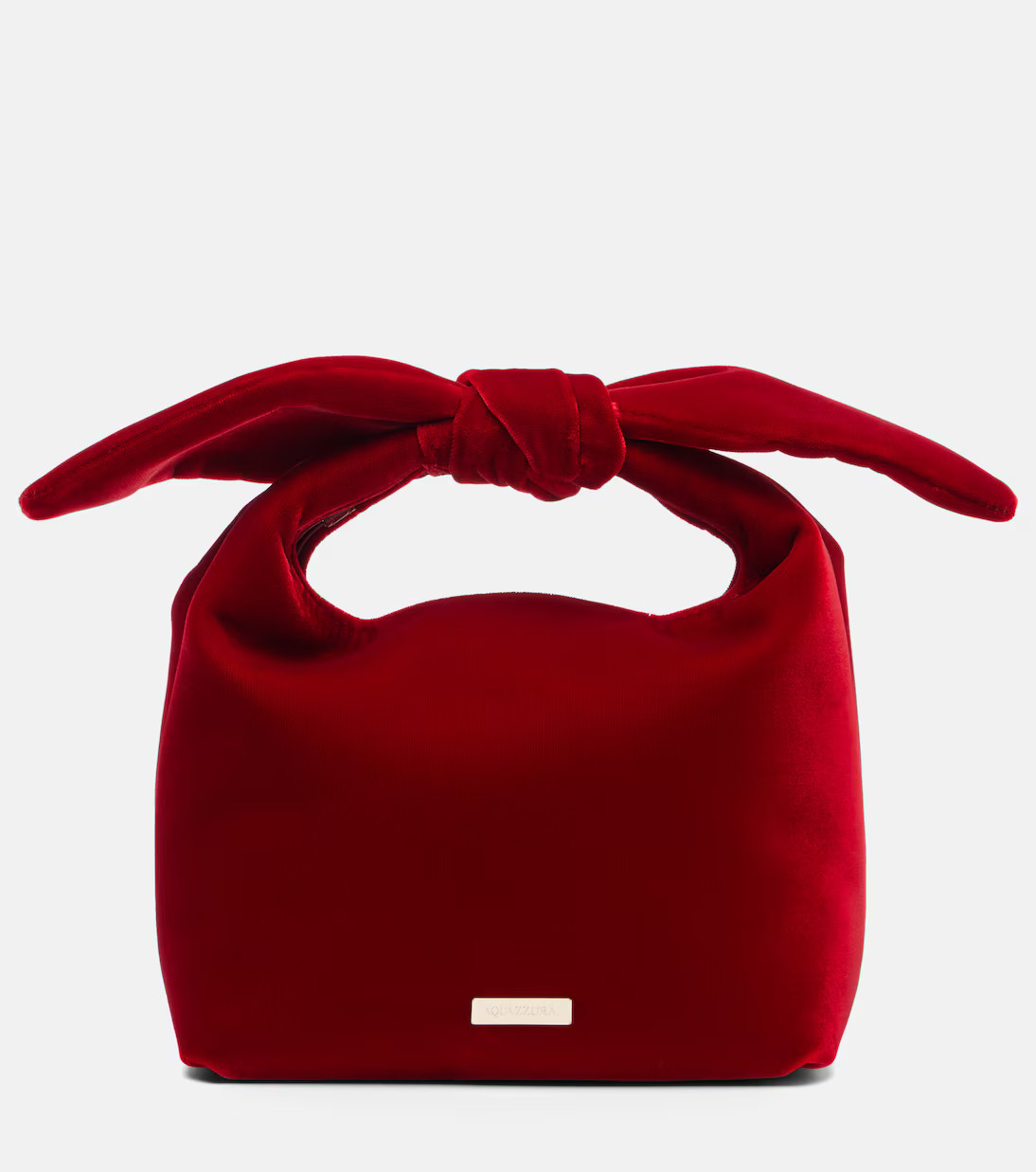 Bow Tie Small velvet tote bag | Mytheresa (US/CA)