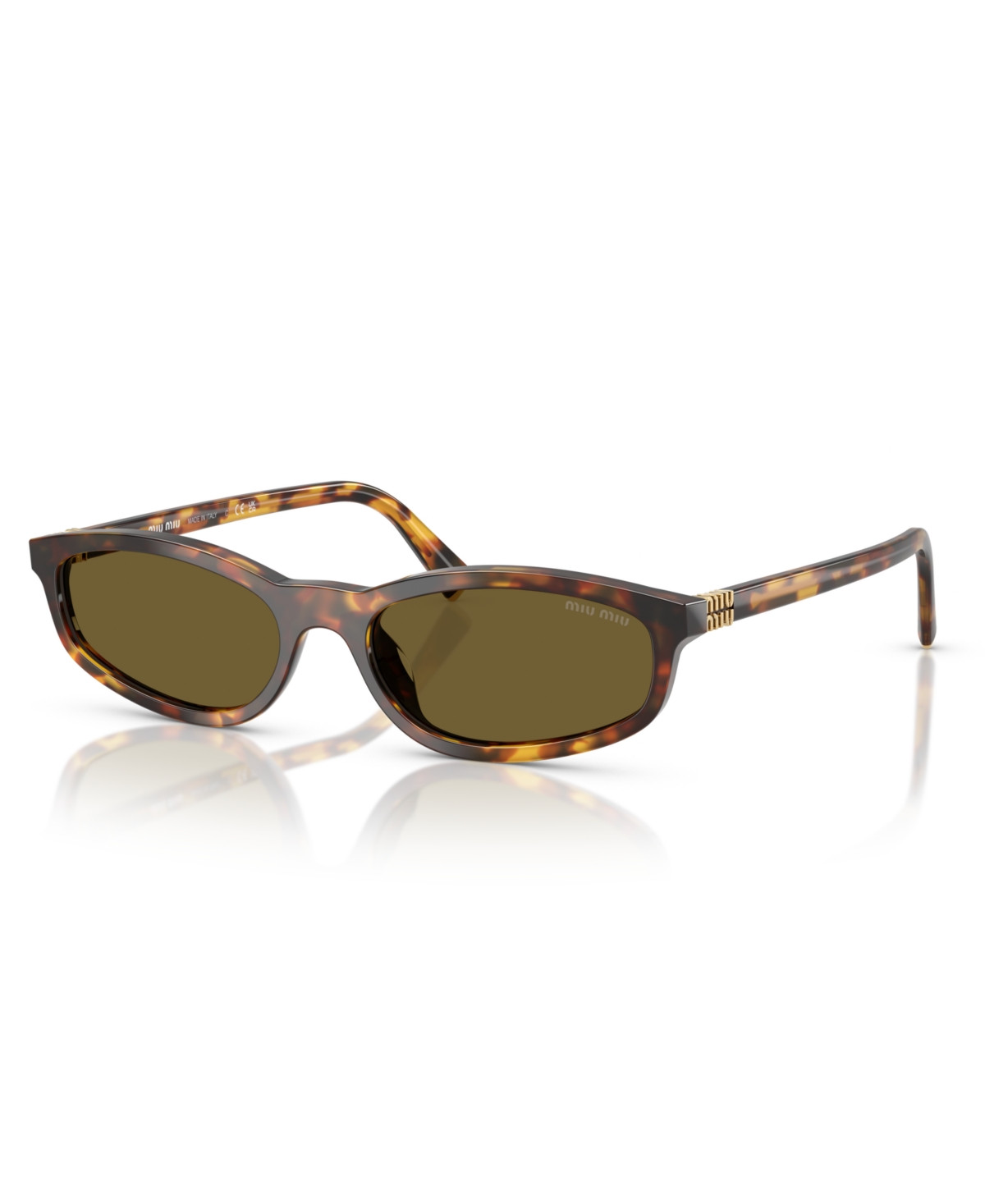 Miu Miu Women's Sunglasses Mu A06S - Honey Havana - Green | Macy's