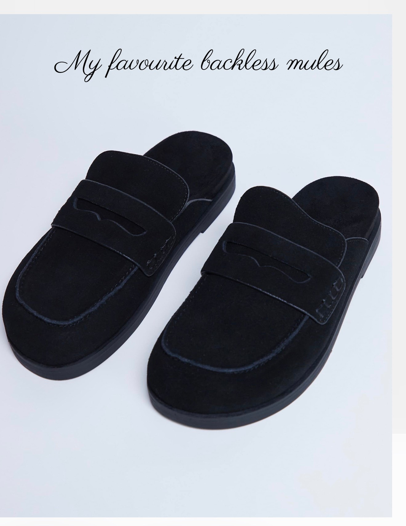 Found a few of my favourite pairs of backless mules! 