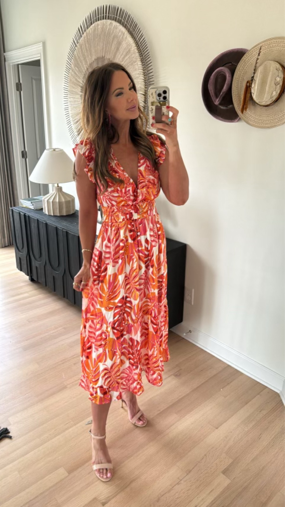 avara’s desiree dress - i’m in a medium - runs TTS! paired with their betsy hoop earrings in pink, and joyce heels! ♥️

#LTKSeasonal #LTKsalealert #LTKSpringSale