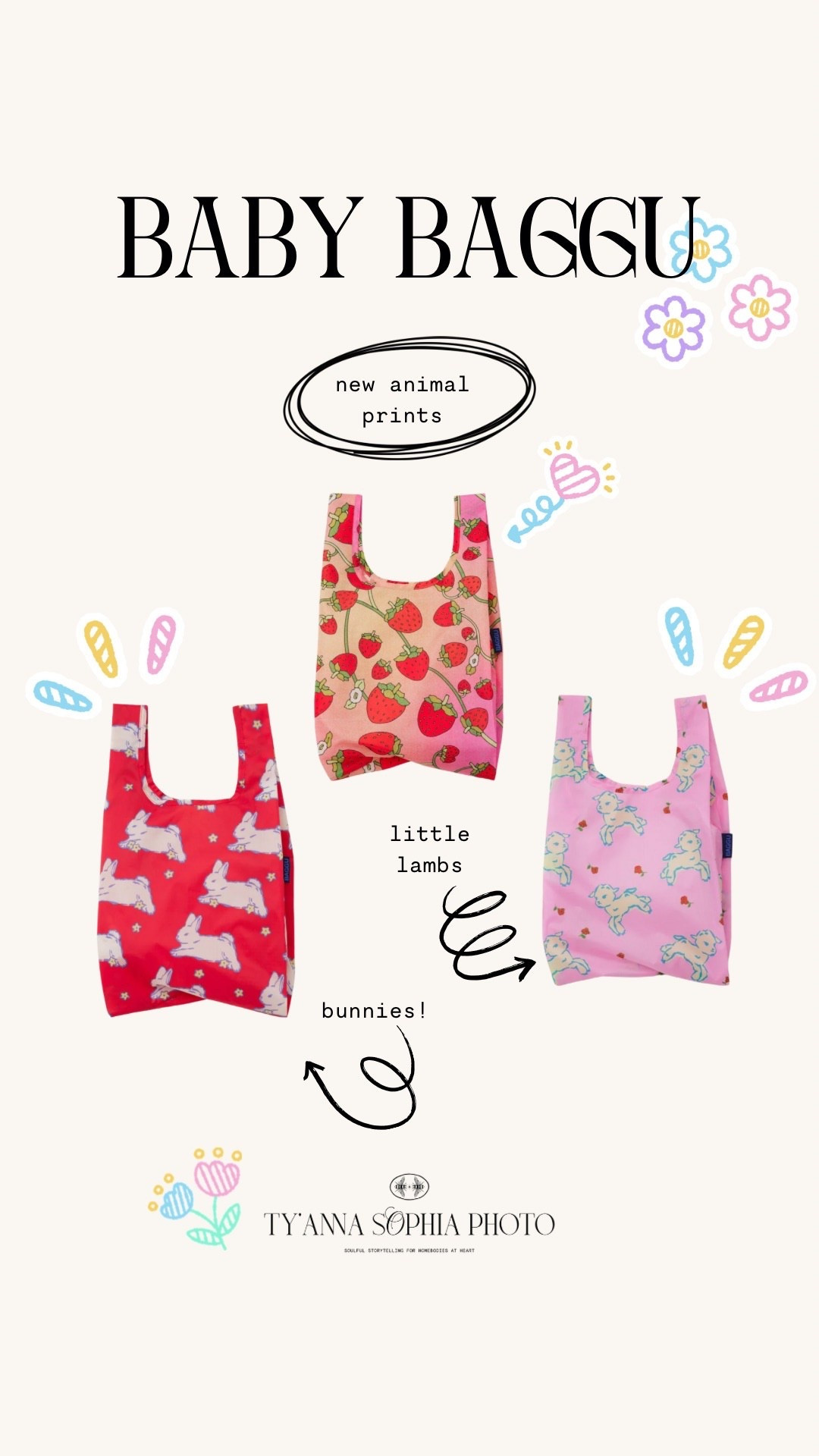 did you know Baggu has a baby line!? the new animal prints are so perfect for carrying all of their favorite things🐰🍓🐑💕 they even make the perfect easter egg basket!

#LTKmomlife #LTKKids #LTKBaby