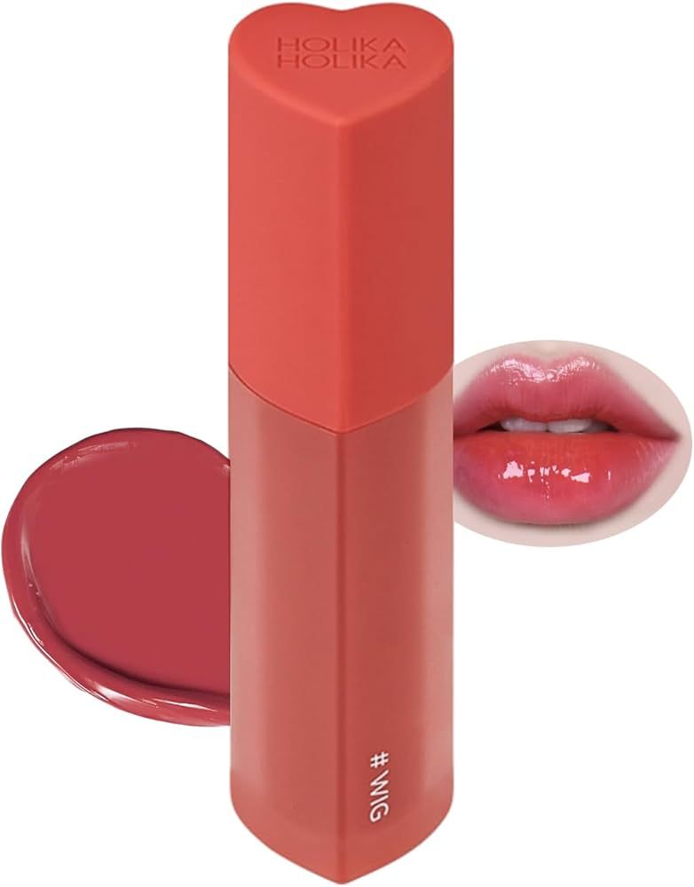 HOLIKA HOLIKA Heart Crush Glow Lip Tint Air – Korean Lip Tint with High Shine Juicy Fruit Jam C... | Amazon (US)