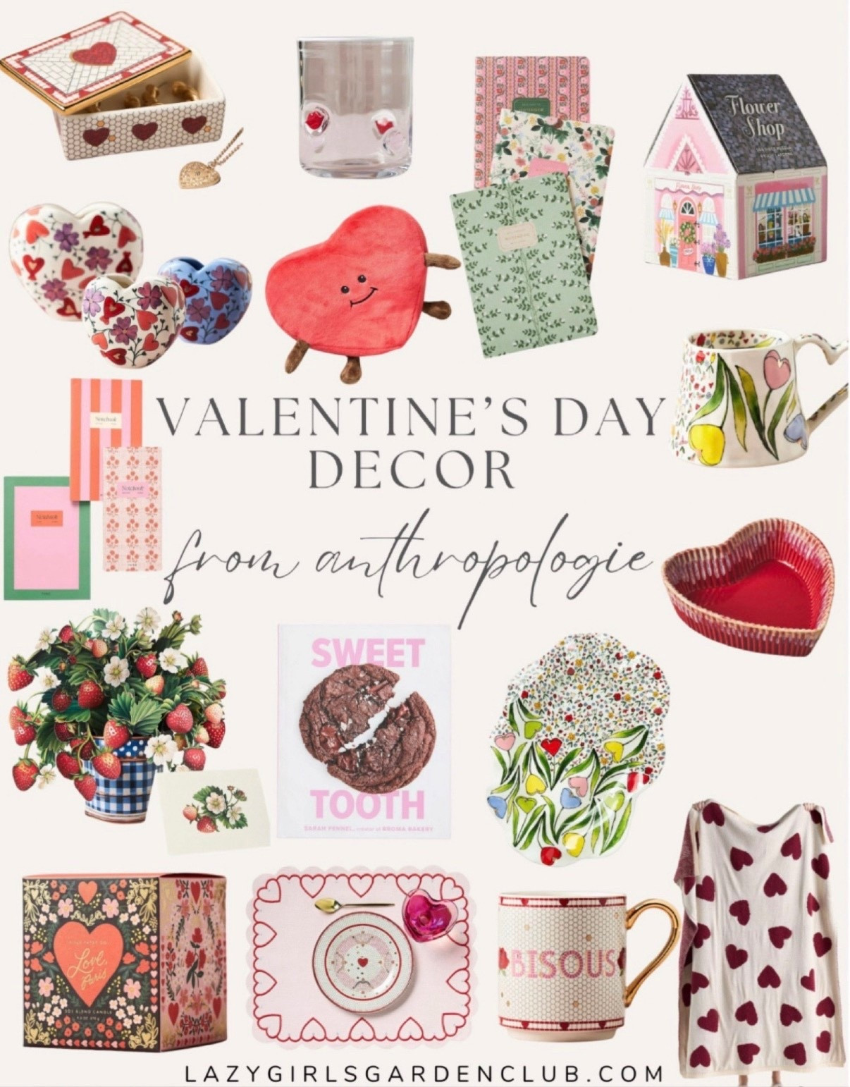 Valentines Day decor from Anthropologie!


V-day gift guide, heart decor, pink and red decor, heart blanket, heart shaped vday decor, Valentine’s Day decorations, vday plushie, Valentine’s Day candles



#LTKValentine #LTKSeasonal #LTKHome