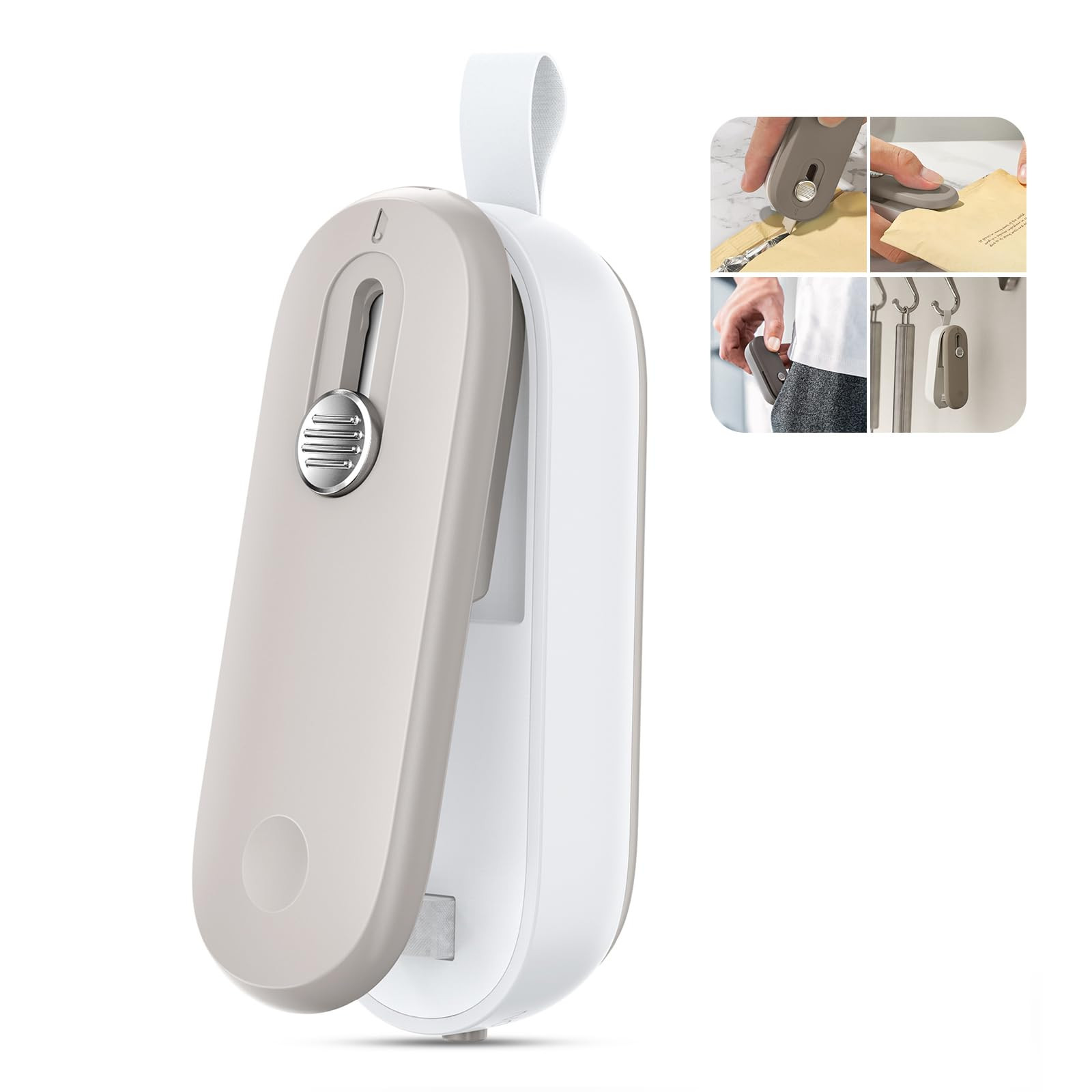 ODSD Bag Sealer, 2 in 1 Mini Bag Sealer Heat Seal and Cutter with Lanyard, Portable Handheld Chip... | Amazon (US)