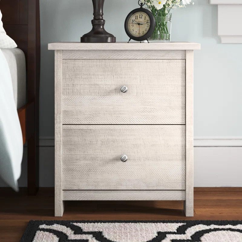 Isenbert 21.9" 2 Drawer Nightstand | Wayfair North America
