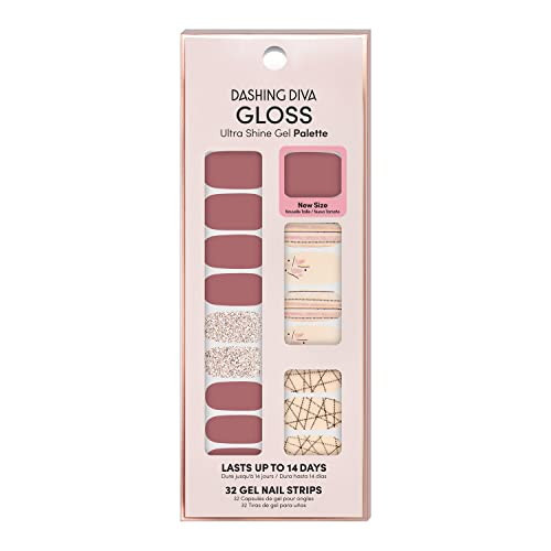 Dashing Diva Gloss Ultra Shine Gel Nail Strips 34 Strips & Nail File (Inside Edition) | Amazon (US)