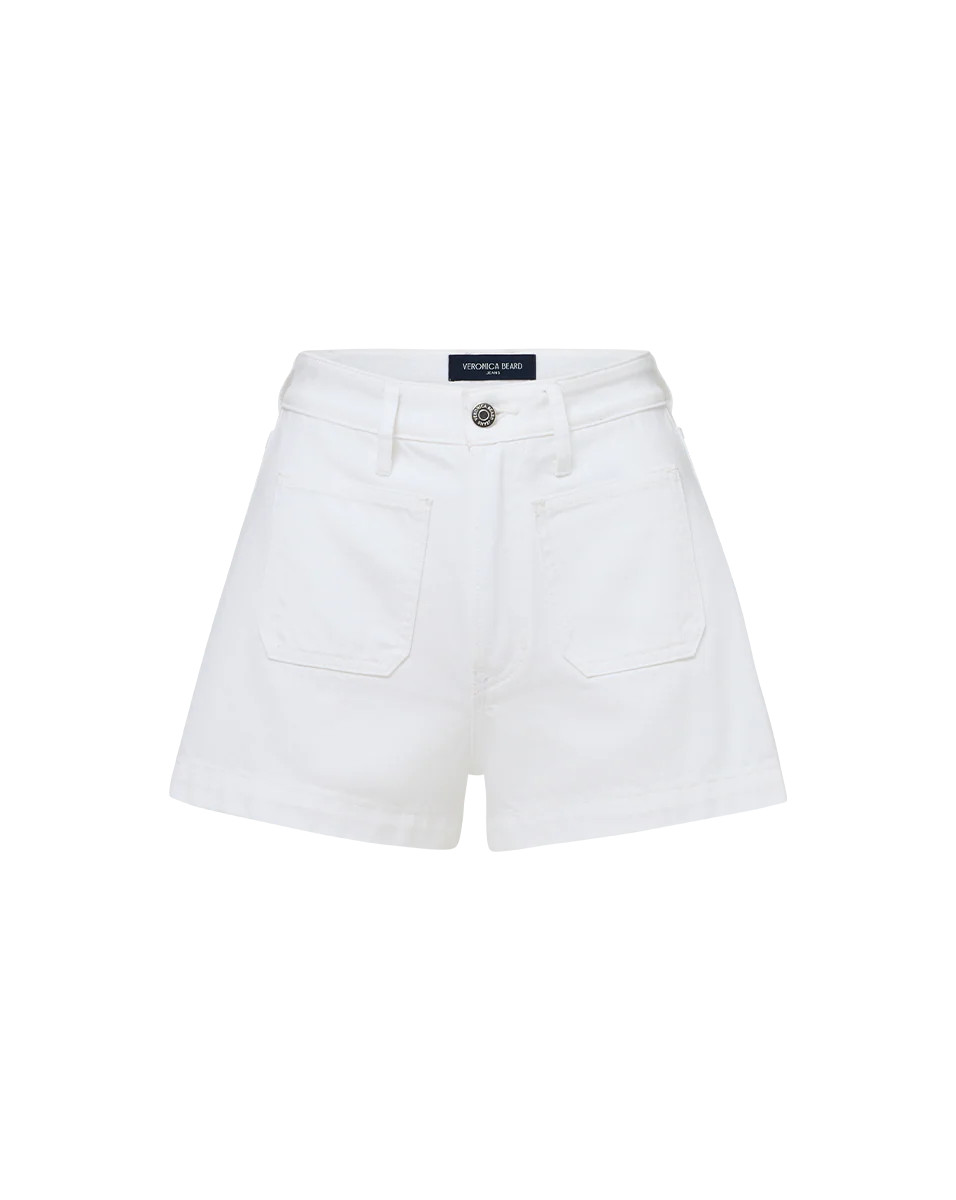 Timmi Denim Short with Patch Pockets | Veronica Beard