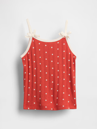 Baby & Toddler Pointelle Rib Bow Cami | Gap (US)