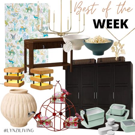Best of the Week - all of the most clicked items of last week 

The closet is one of the pieces I just bought for my closet room and is currently on sale! 

Mythical creature wallpaper, kids room wallpaper, colorful wallpaper, Anthropologie home, Anthropologie wallpaper, home decor, most shopped, dark wood console table, fluted console table, Target furniture, Target home, target finds, touch lamps, long distance lamps, cream vase, rustic vase, beige vase, hummingbird feeder, bird feeder, carousel bird feeder, beige food storage, mint food storage, leftover storage, dark wood closet, large closet, popcorn bowl, gold necklace, birth flower necklace, Mother’s Day gift, Etsy gifts, etsy jewelry, gold chandelier, modern chandelier, simple chandelier 

#LTKhome #LTKsalealert