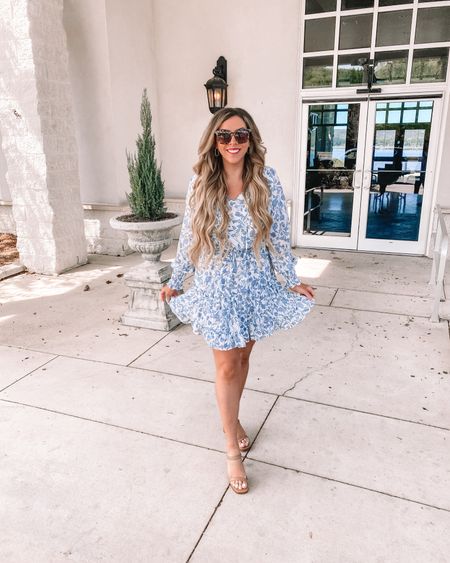 This blue floral dress from Amazon is so pretty for Spring. It would be gorgeous for Easter for the beach! 

#LTKfindsunder50 #LTKstyletip #LTKshoecrush