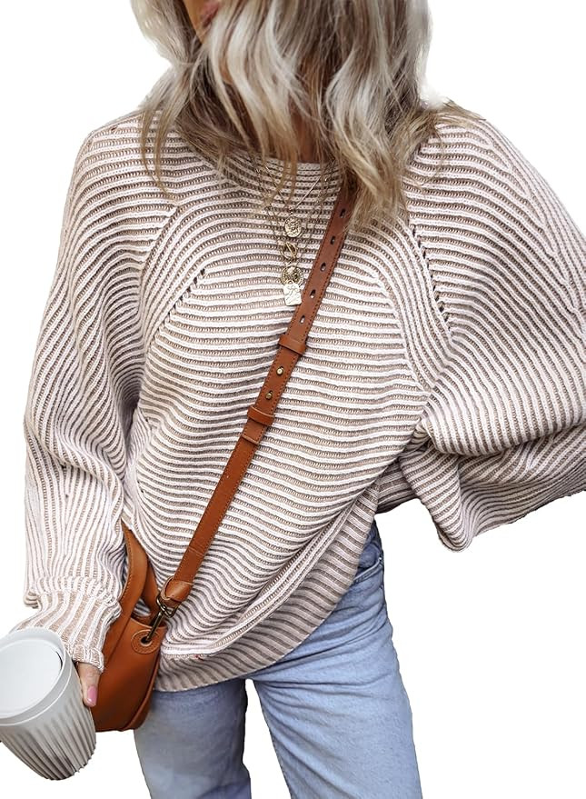 EVALESS Women's Crochet Sweater Long Sleeve Hollow Out Pullover Tunic Tops Fall Outfits Fashion 2... | Amazon (CA)