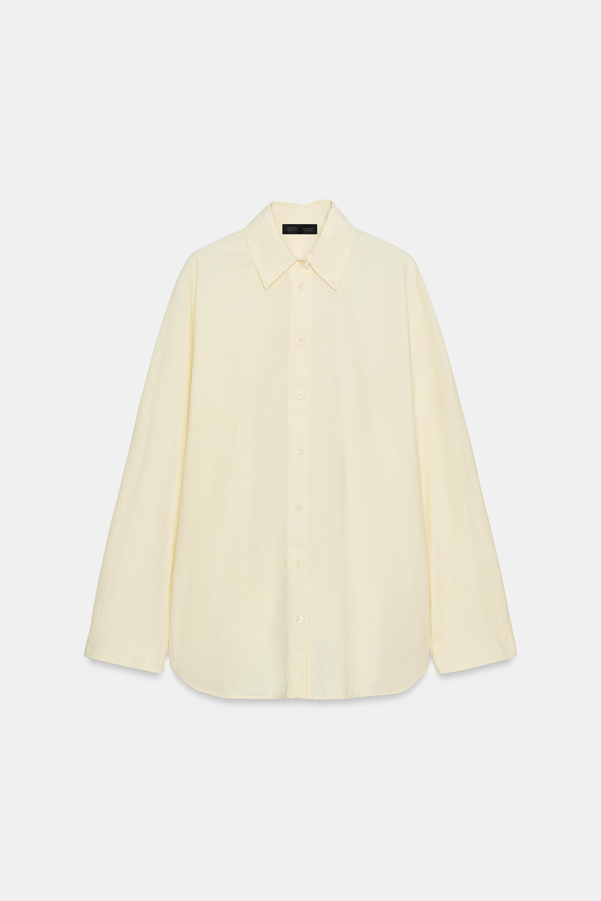POPLIN OVERSIZE SHIRT | Zara UK