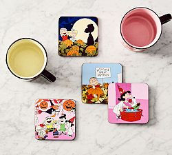 Peanuts™ Great Pumpkin Coasters - Mixed Set of 4 | Pottery Barn (US)