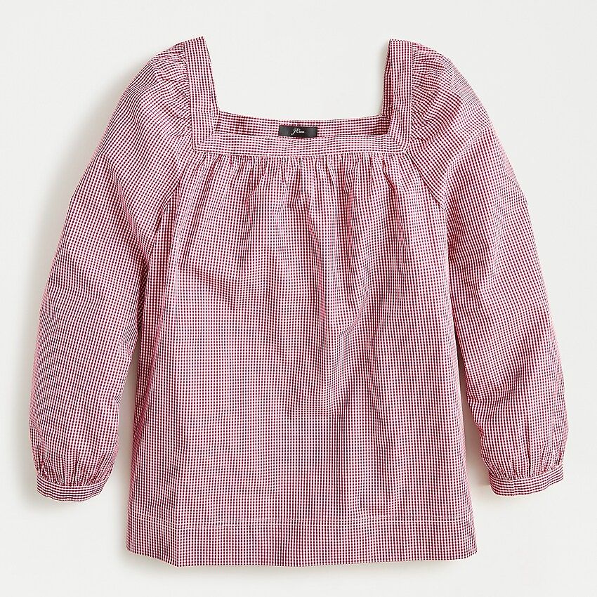 Penny top in gingham | J.Crew US