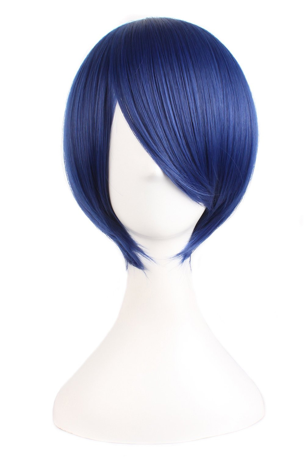MapofBeauty 12 Inches/30 cm Short Straight Cosplay Costume Wig Party Wig (Mixed Blue) | Amazon (US)