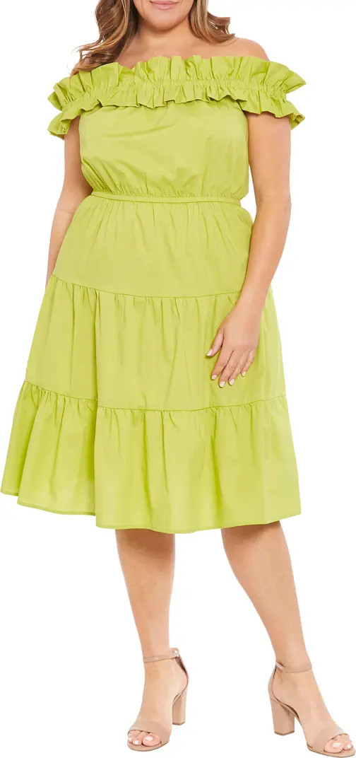 Ruffle Off The Shoulder Tier Dress | Nordstrom Rack