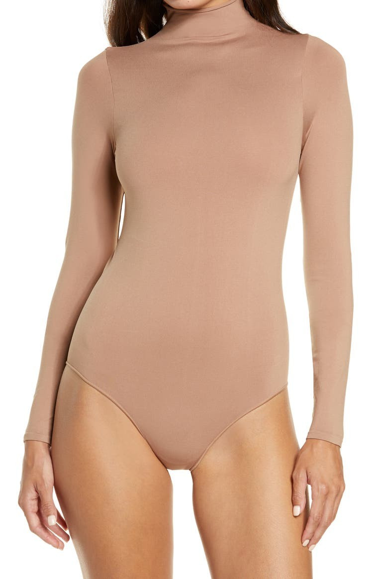 Essential Mock Neck Long Sleeve Bodysuit | Nordstrom