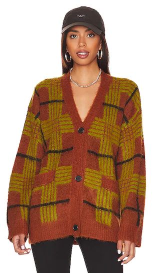 Oversized Cardigan in Spiced Autumn Plaid | Revolve Clothing (Global)