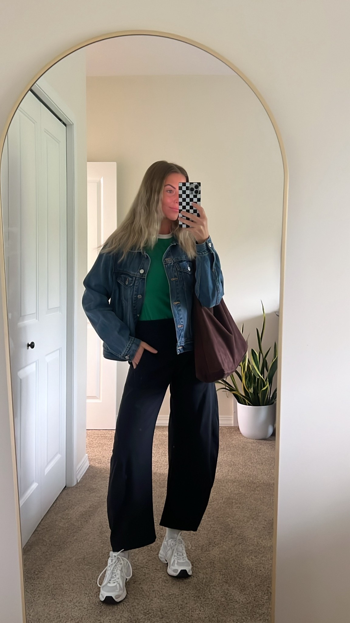 Been living in these barrel leg pants lately!! Light weight, wrinkle free, and the tapered leg is so flattering! Wearing size 4 - true to size 

Denim jacket size large 
T shirt size small 

#LTKbeauty #LTKstyletip #LTKcanada